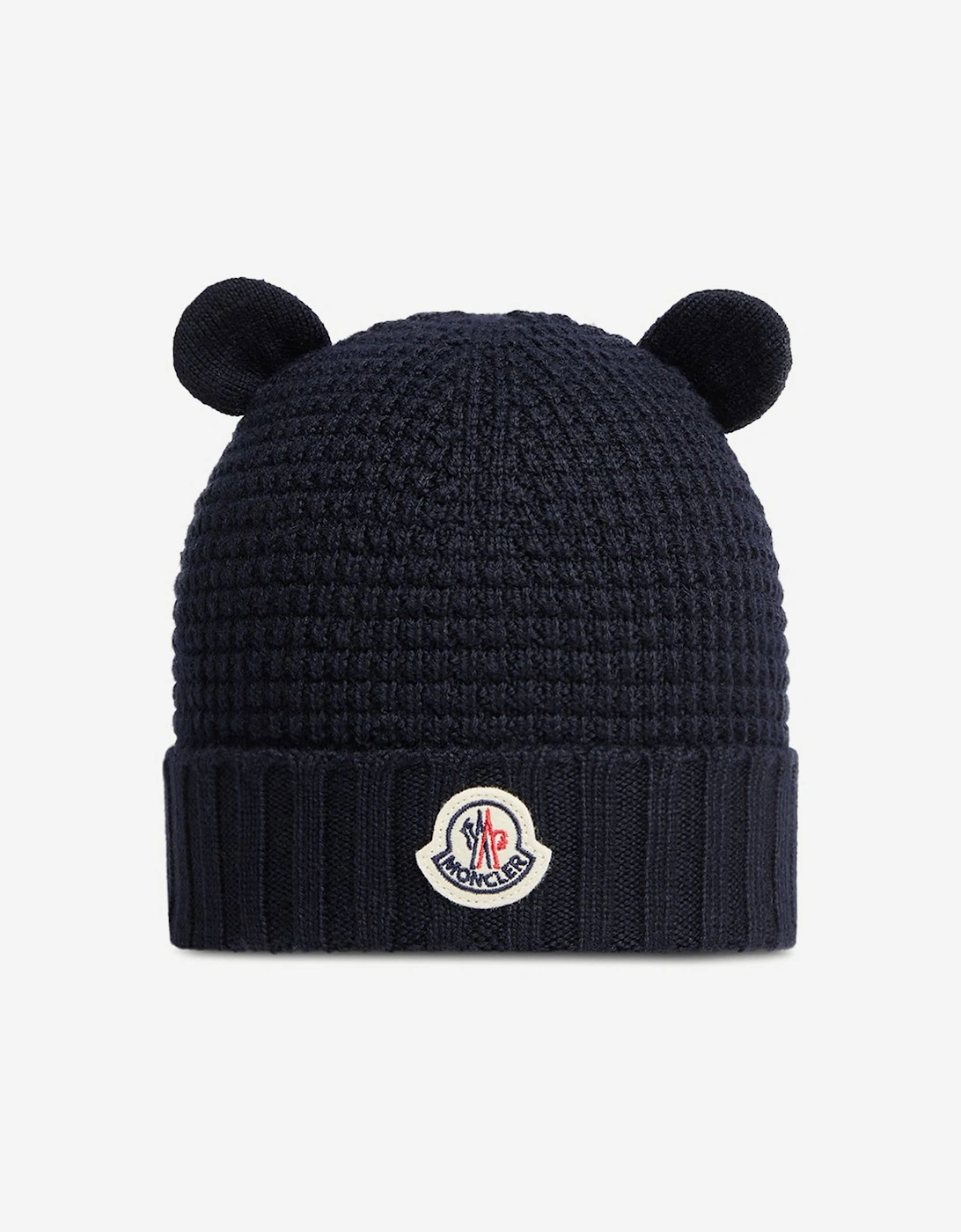 Enfant Baby Wool Beanie Hat with Ears in Navy, 4 of 3