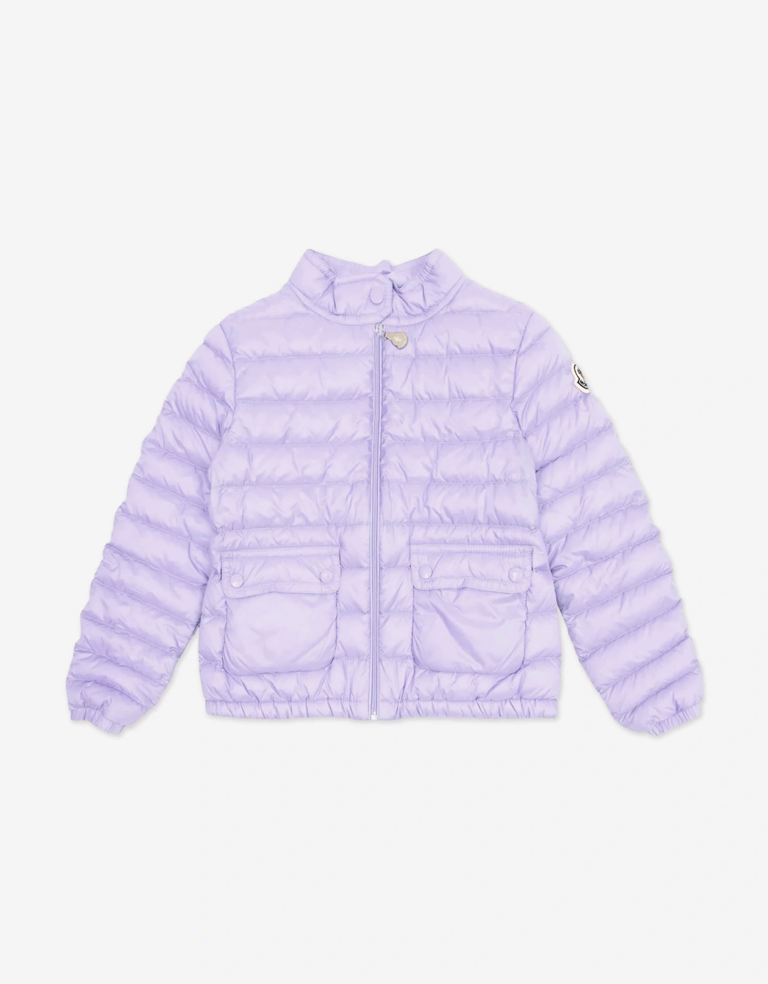 Enfant Girls Down Padded Lans Jacket in Purple, 5 of 4