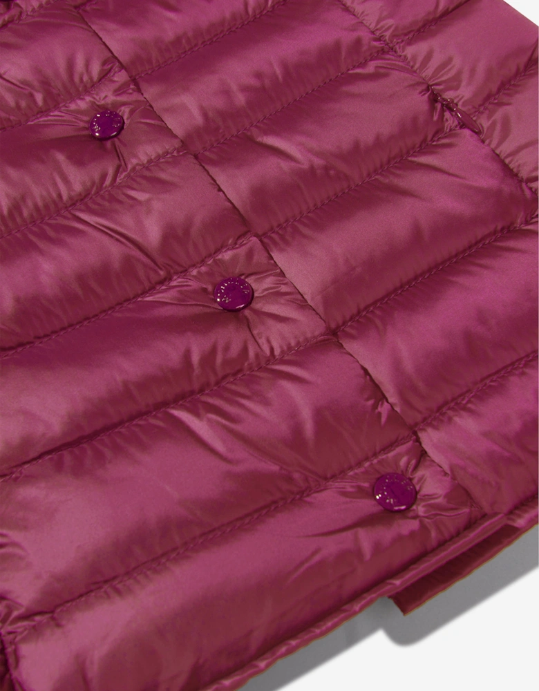 Enfant Girls Down Padded Liane Gilet in Red