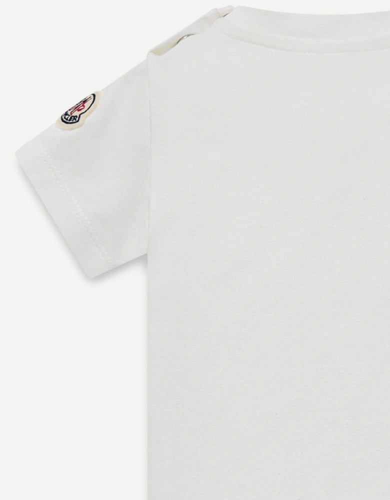 Enfant Baby Boys Building Blocks T-Shirt in Ivory