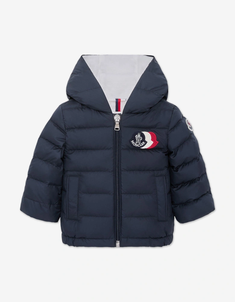 Enfant Baby Boys Down Padded Hakan Jacket in Navy