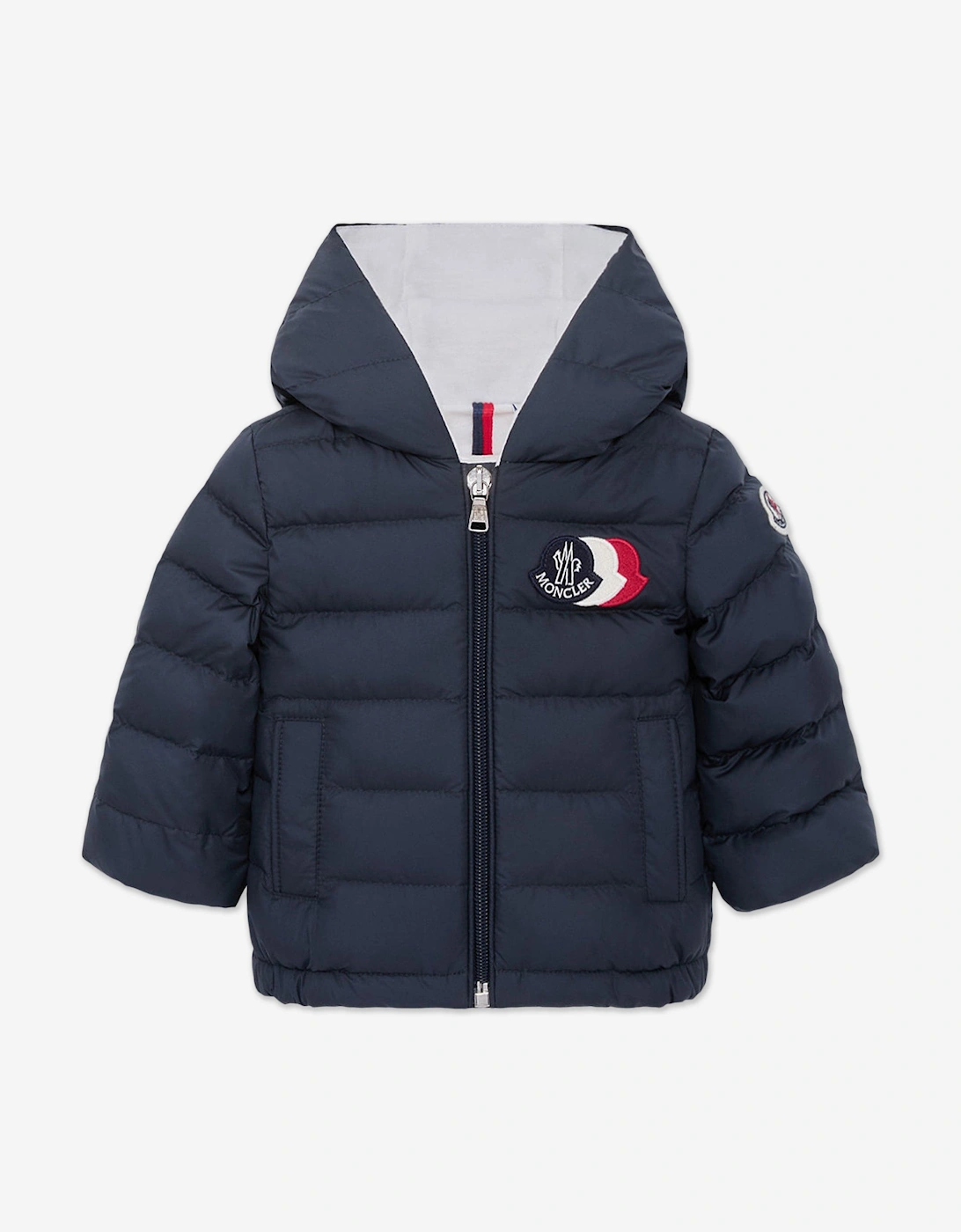 Enfant Baby Boys Down Padded Hakan Jacket in Navy, 5 of 4