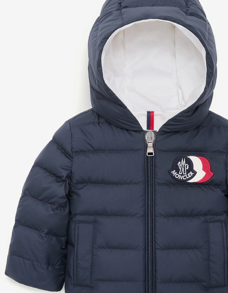 Enfant Baby Boys Down Padded Hakan Jacket in Navy