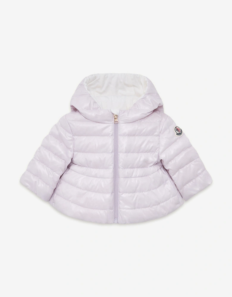 Enfant Baby Girls Down Padded Pinar Jacket in Purple