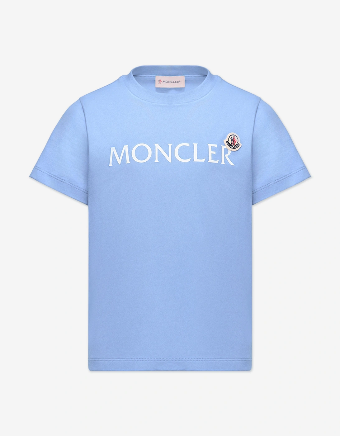 Enfant Boys Cotton Logo T-Shirt in Blue, 3 of 2