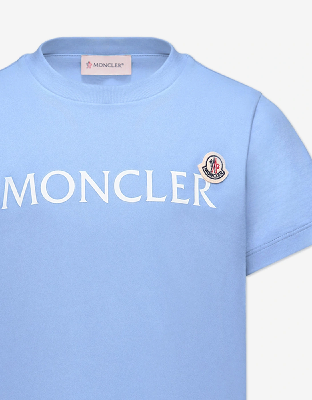 Enfant Boys Cotton Logo T-Shirt in Blue