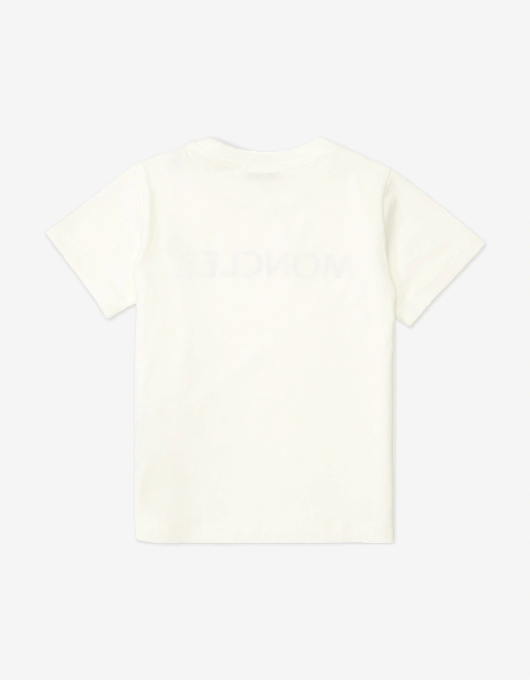 Enfant Boys Cotton Logo T-Shirt in Ivory