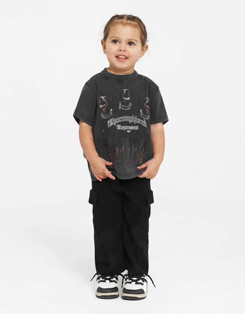 Kids Mini Thoroughbred T-Shirt in Black