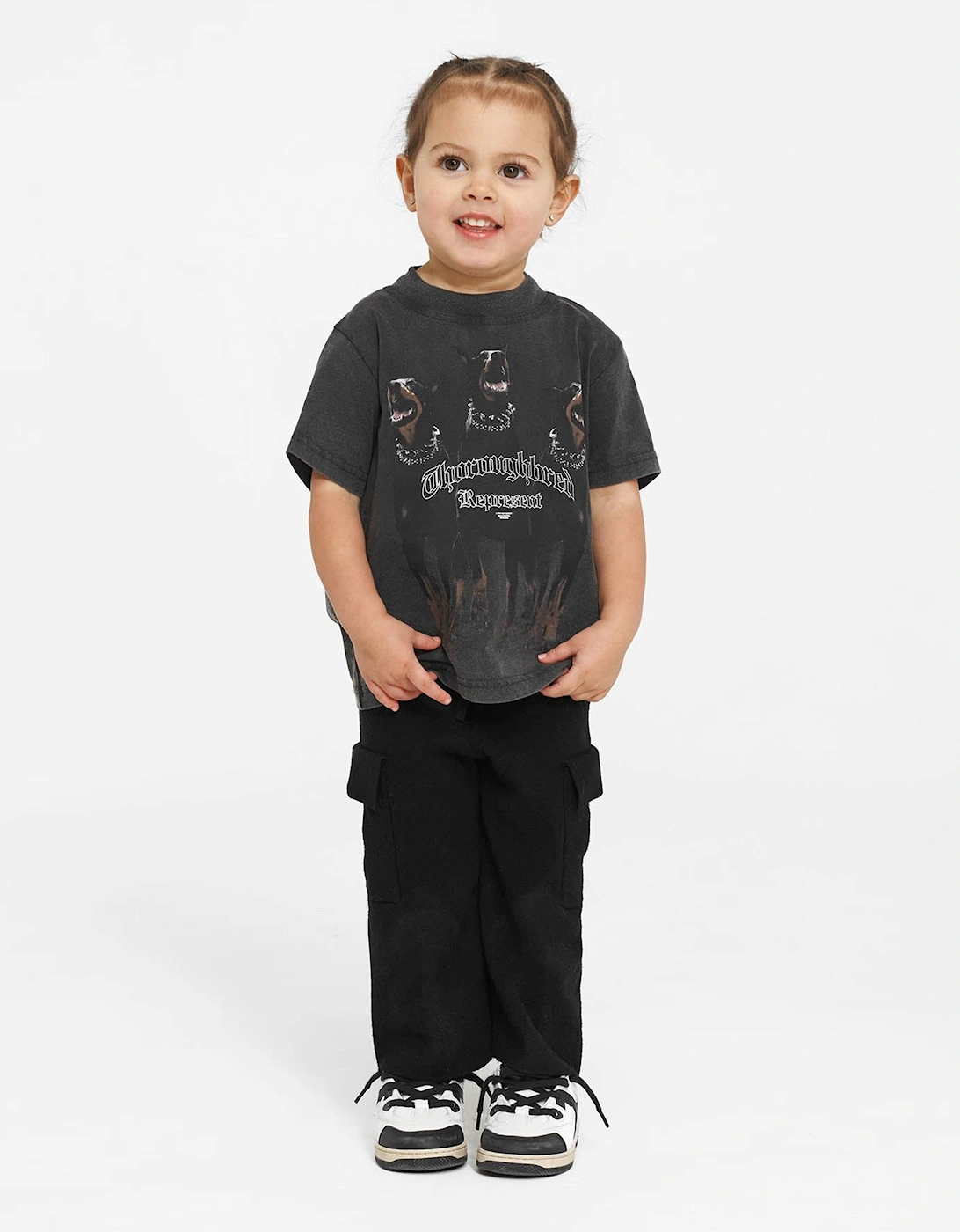 Kids Mini Thoroughbred T-Shirt in Black