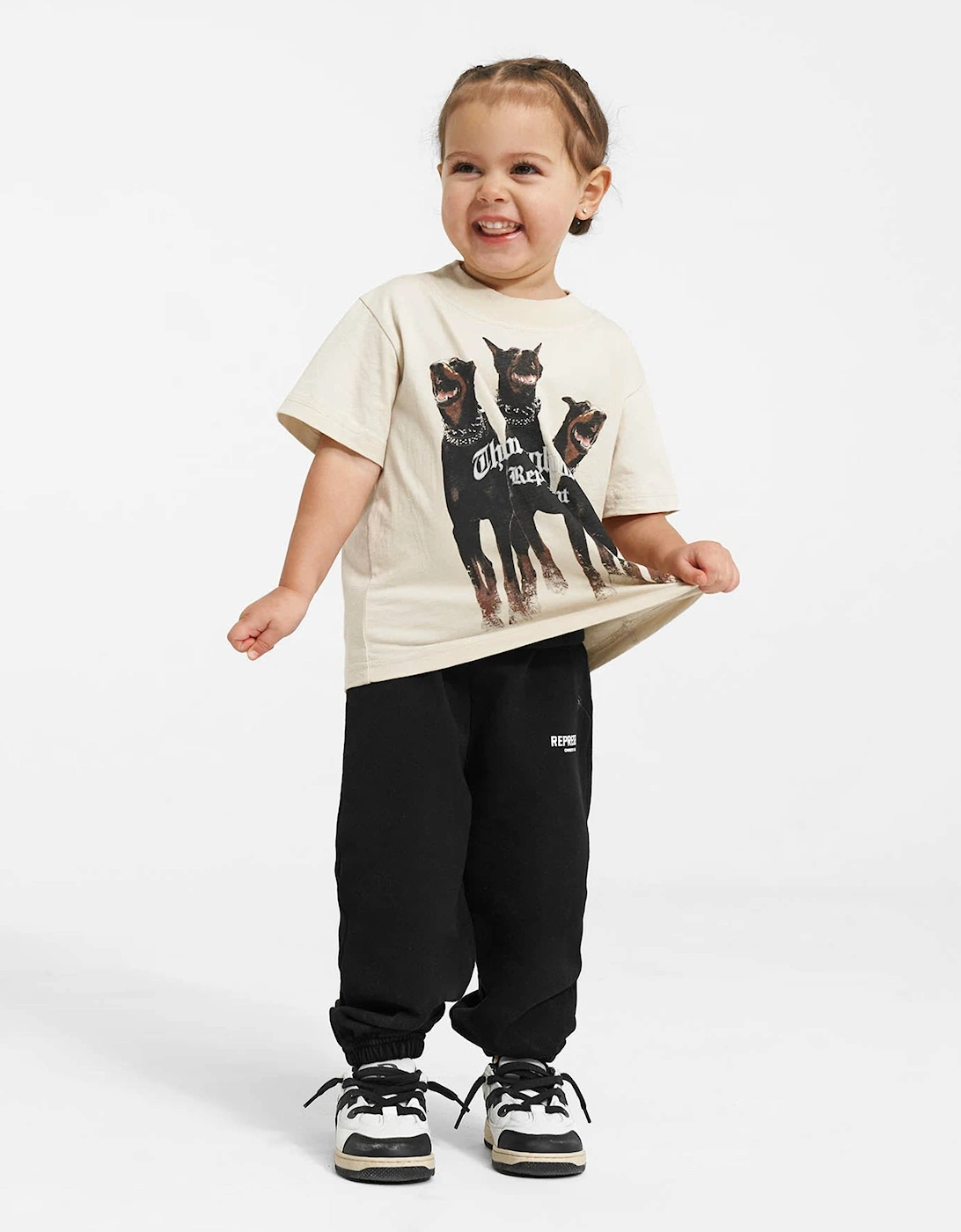 Represent Mini Thoroughbred T-Shirt - Unisex - Kids Short Sleeve T-Shirts - Beige - 12 M | 80 Cm - Kids - Image 2