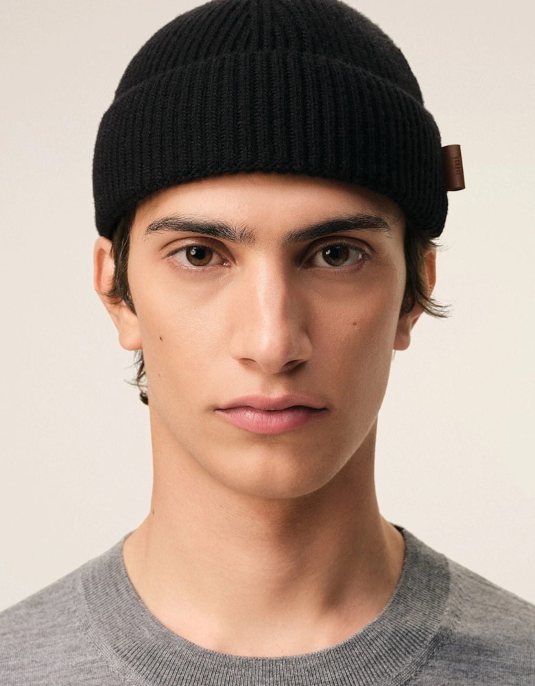 AMI LABEL WOOL HAT