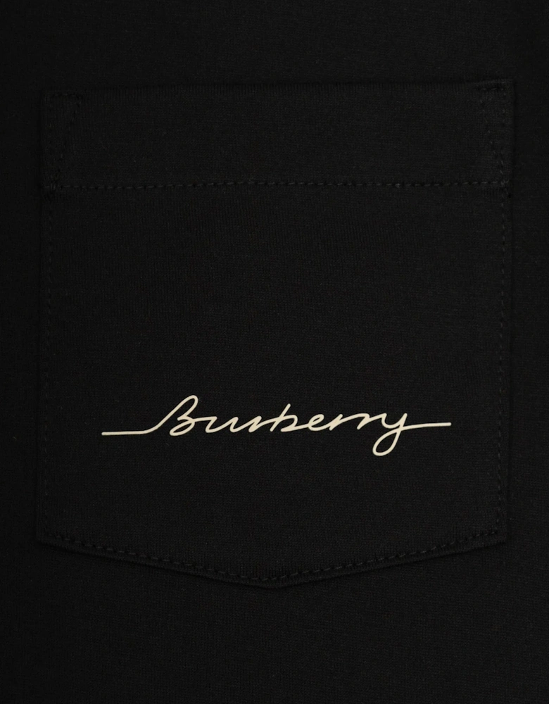 Kids Cedar Logo T-Shirt in Black