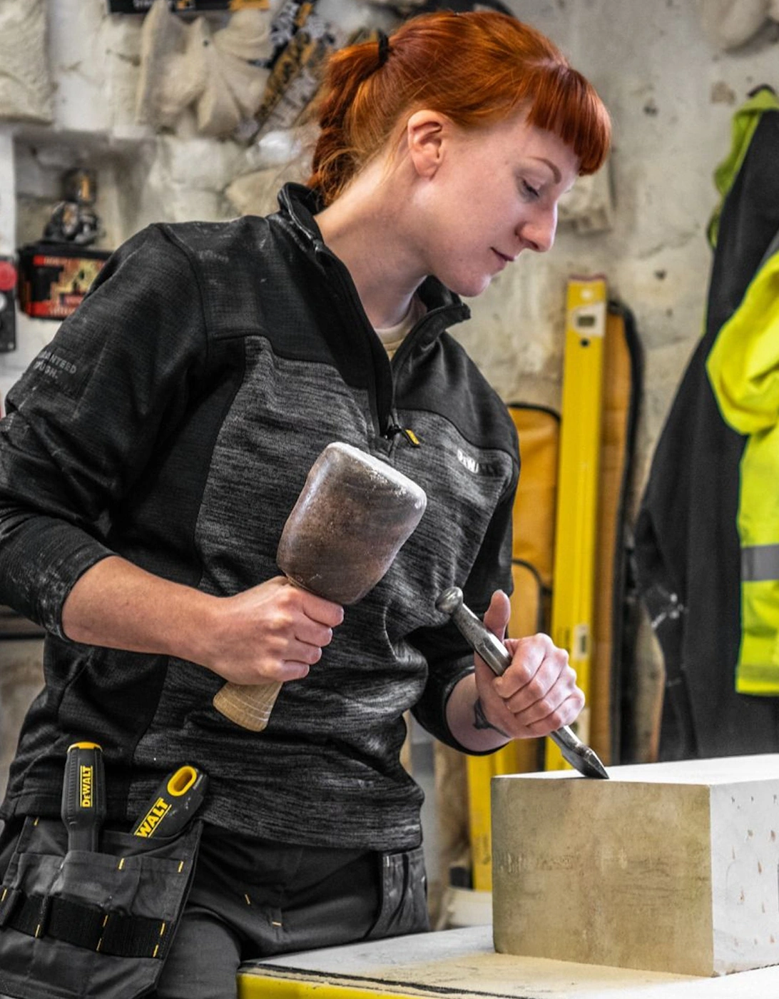 CHARLOTTE Womens Sweatshirt Grey Black