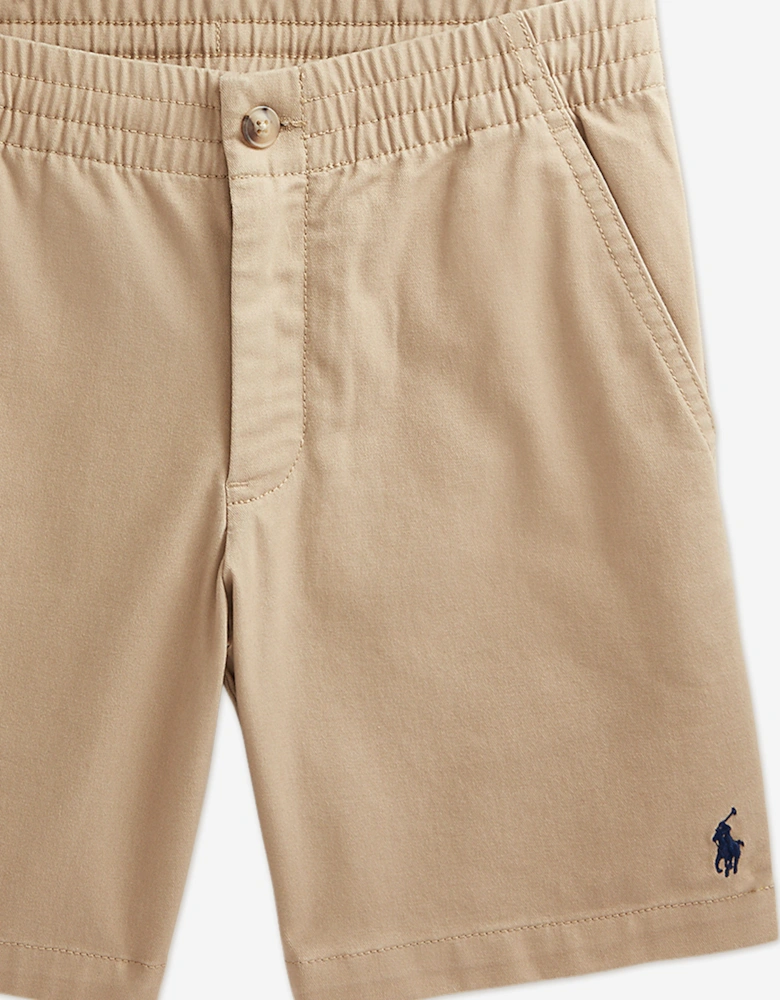 Boys Chino Shorts in Beige