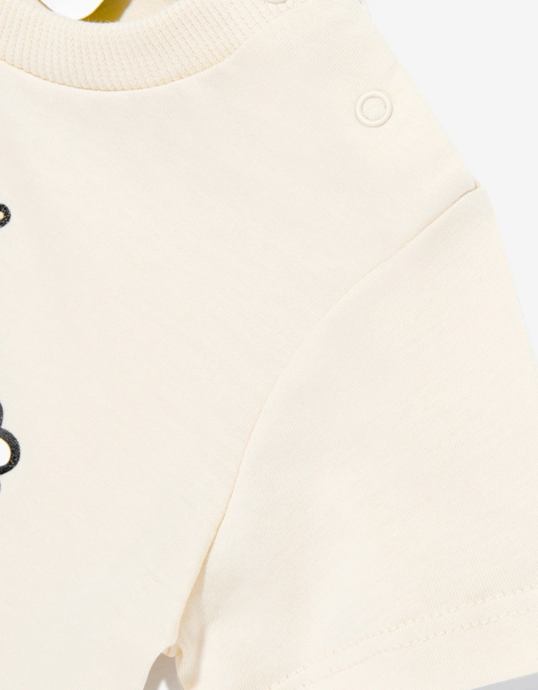 Baby Teddy Bear T-Shirt in Beige