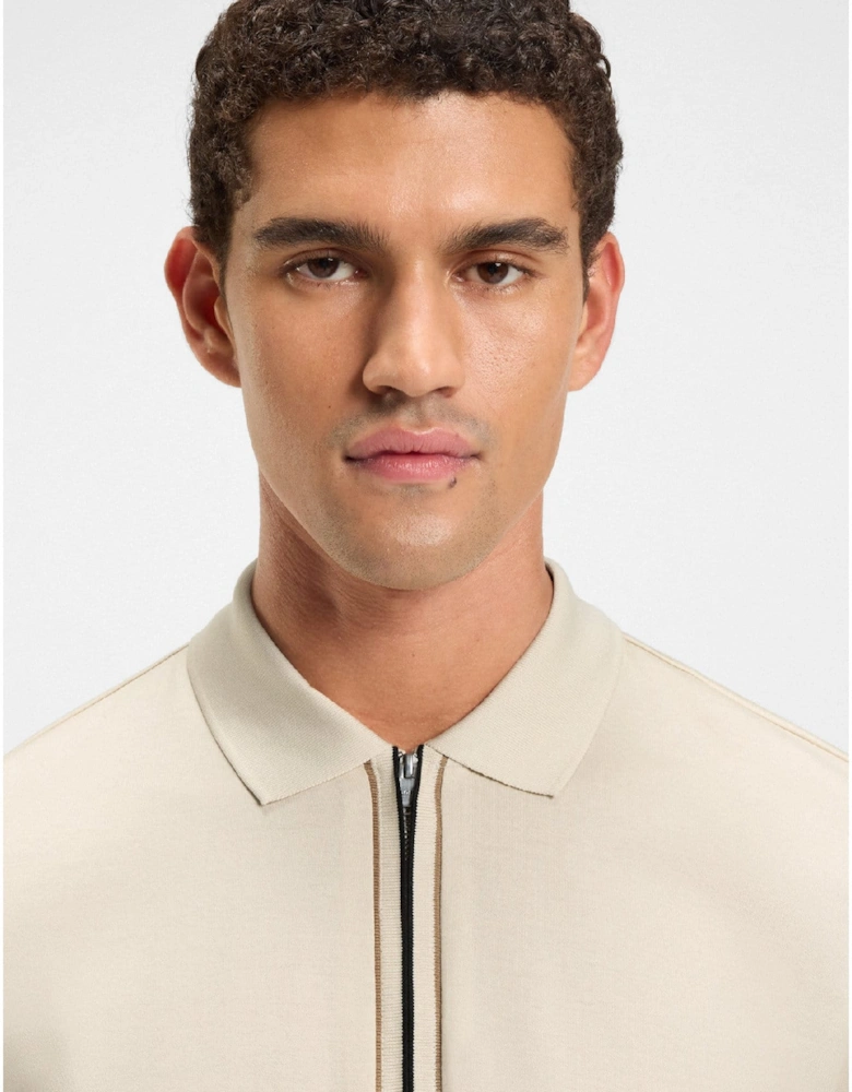 H-Paras 65 Zip-Placket Polo Shirt