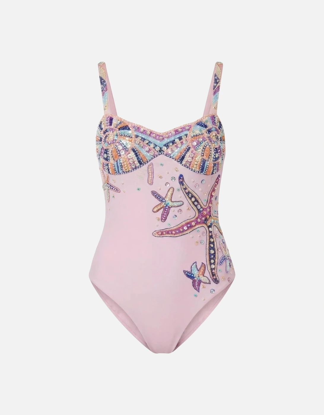 Selene Sea Shell Swimsuit in Pink