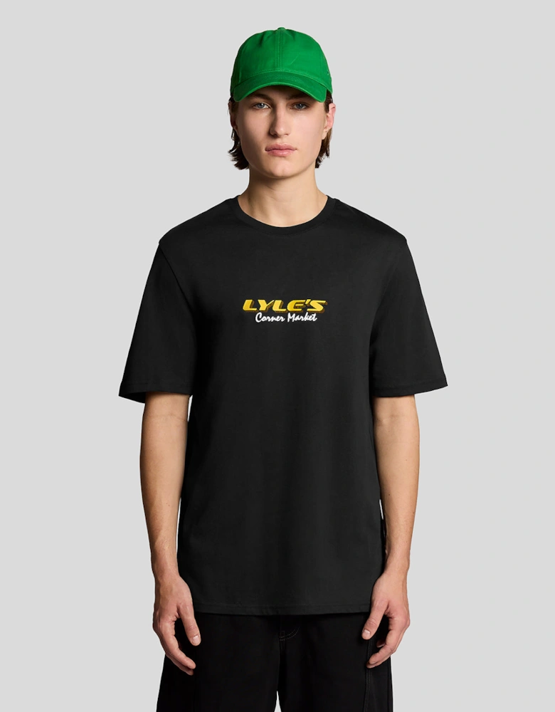 Back Print Graphic T-Shirt