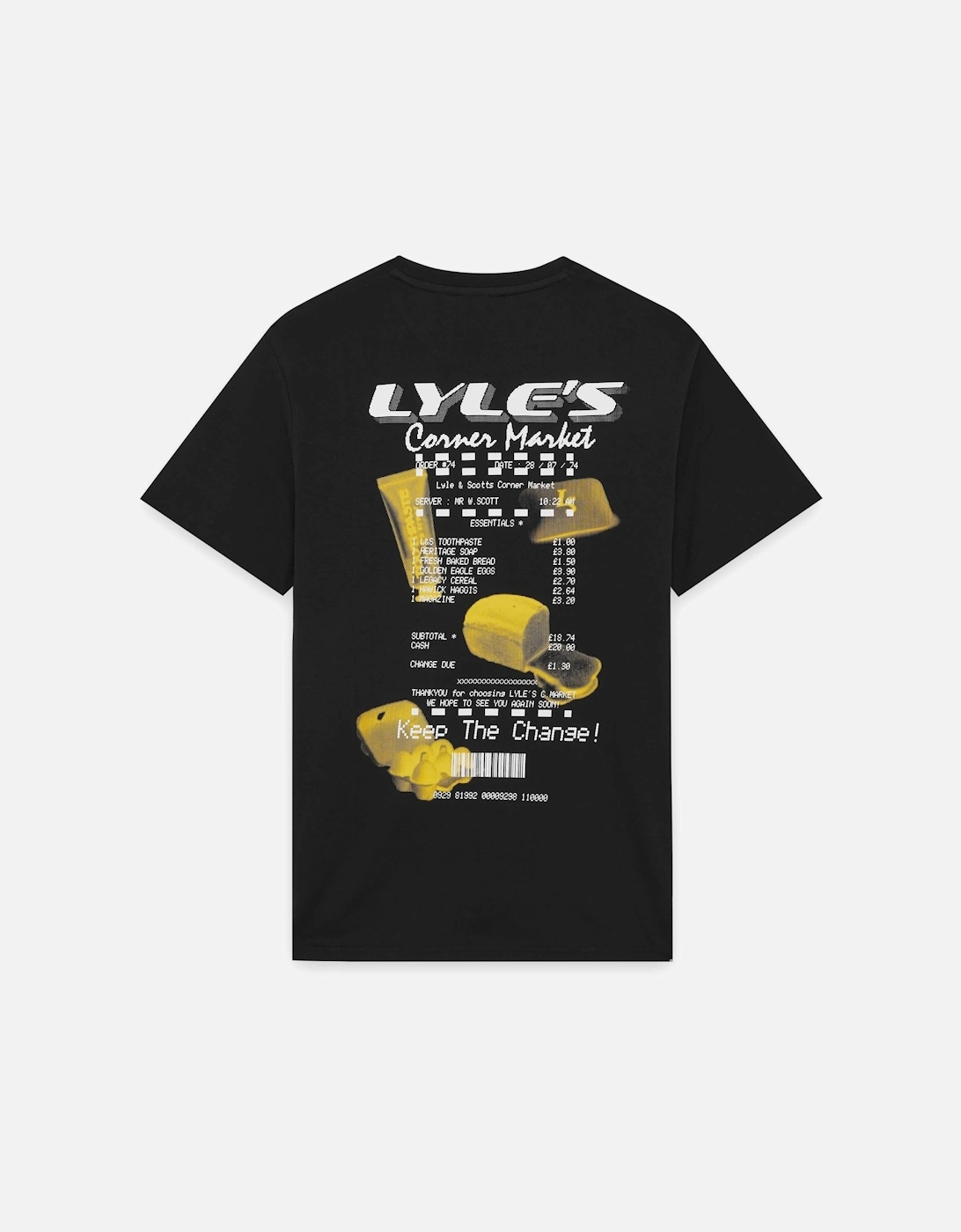 Back Print Graphic T-Shirt