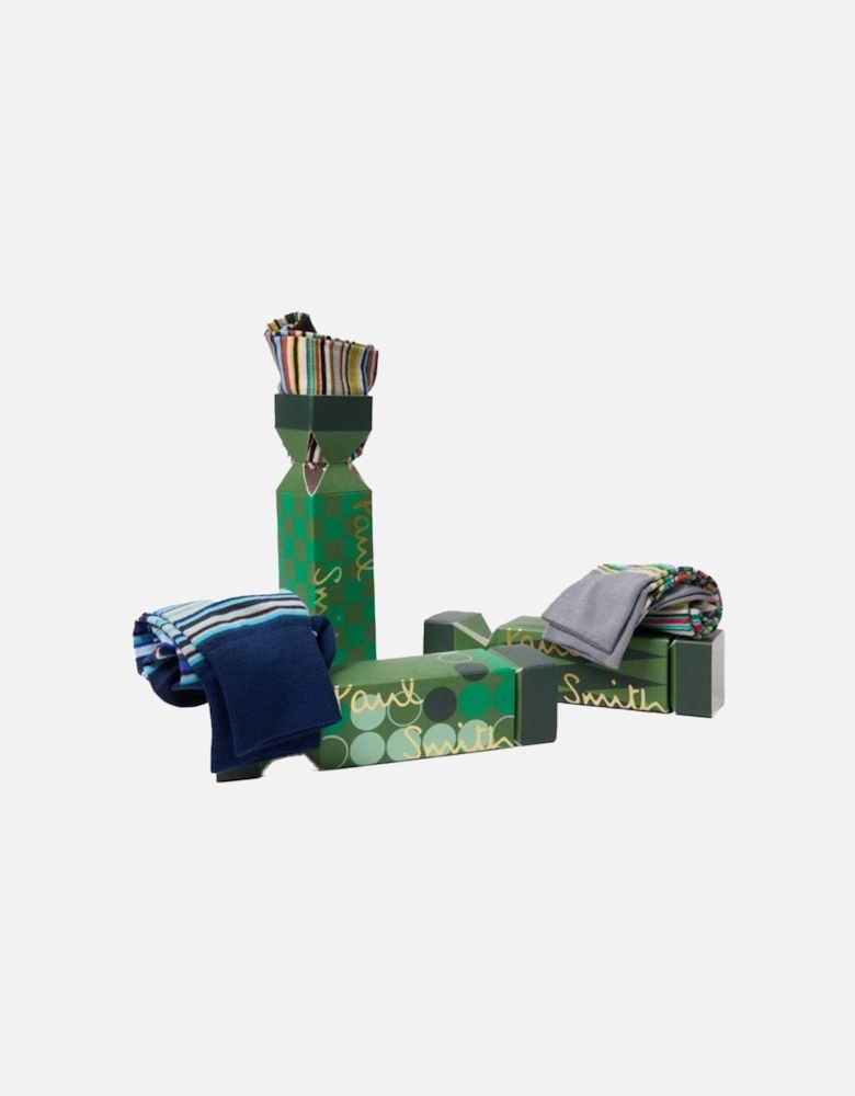 3-Pack Signature Stripe Cracker Gift Set, Multi Coloured