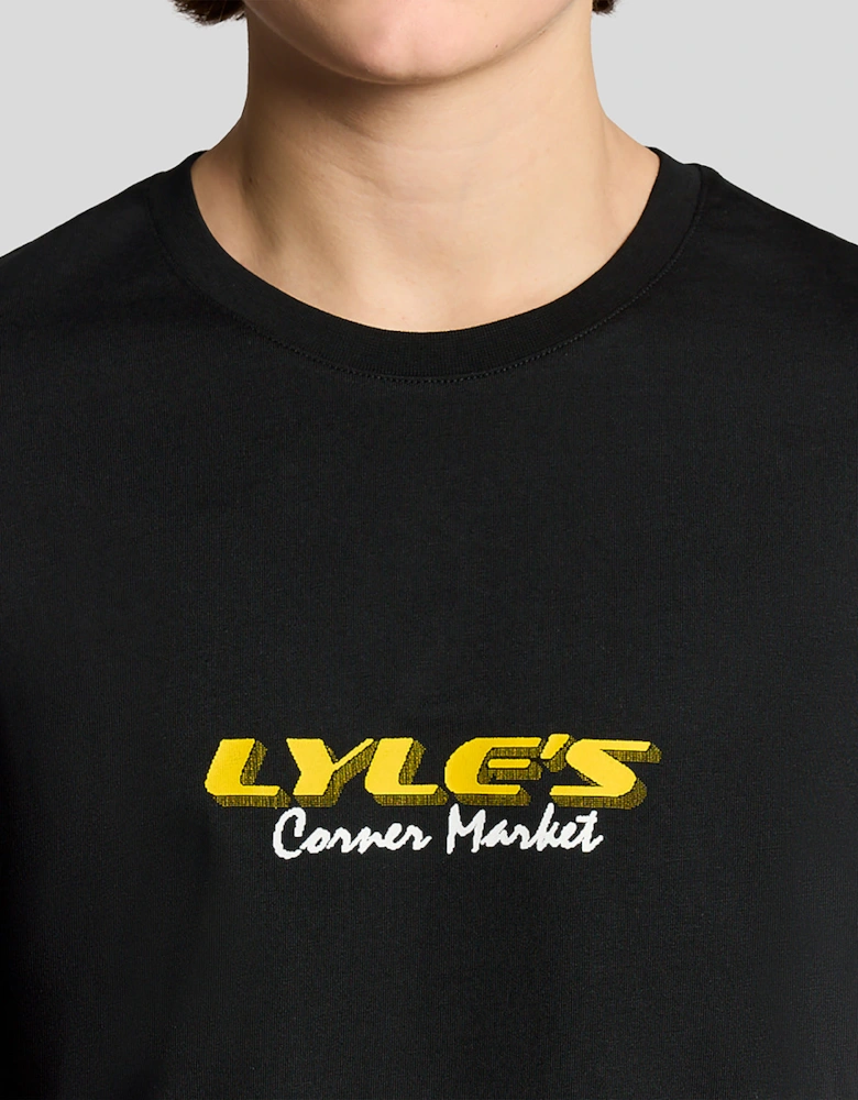 Back Print Graphic T-Shirt