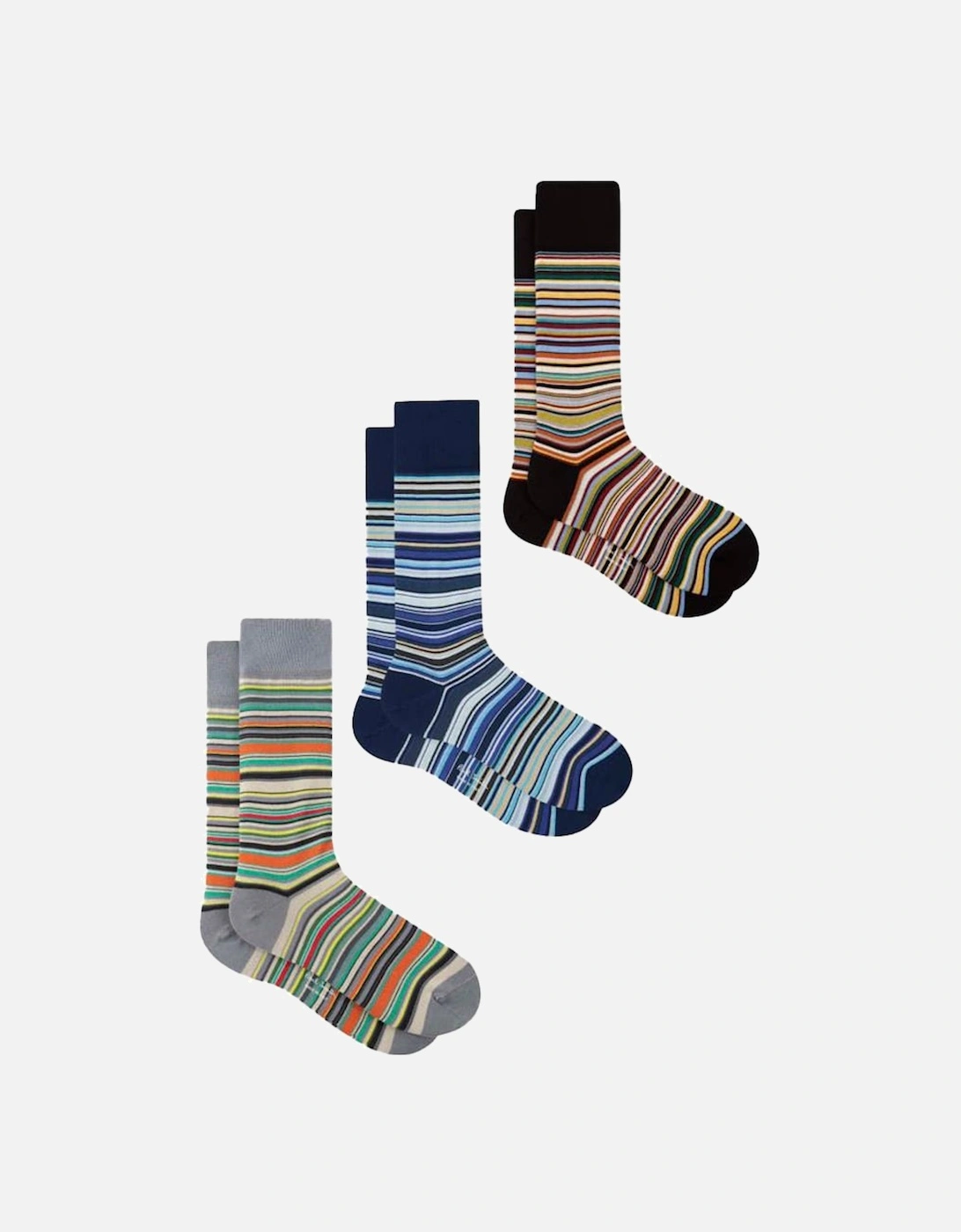 3-Pack Signature Stripe Cracker Gift Set, Multi Coloured