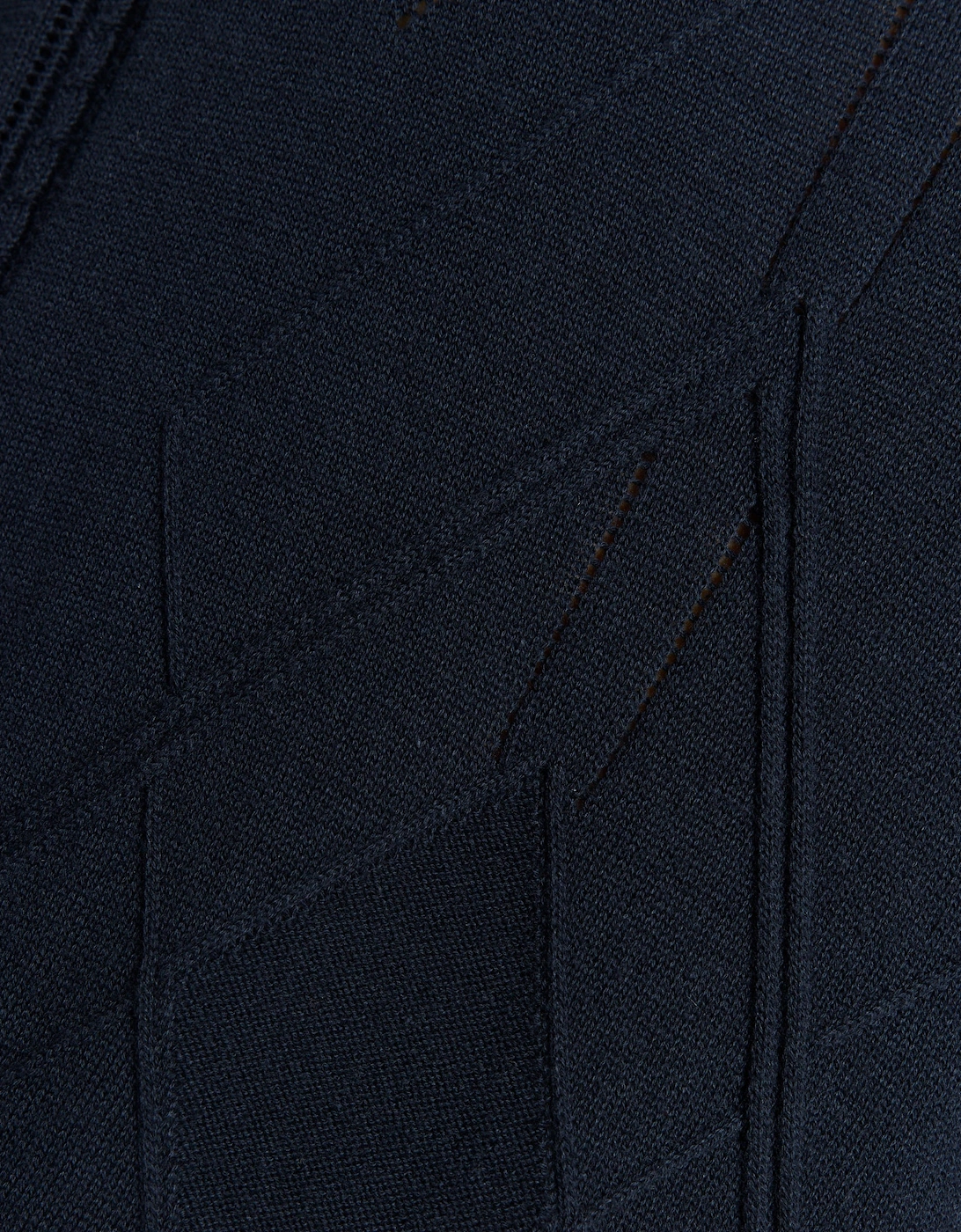 Open Collar Argyle Knitted Polo Shirt