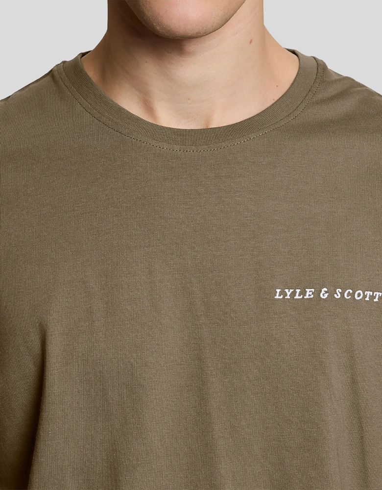 Linen Blend Raglan T-Shirt