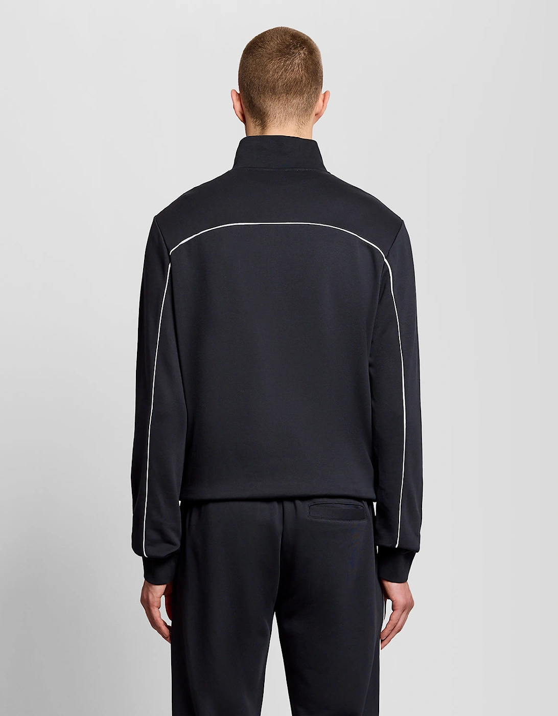 Piped Full Zip Track Top