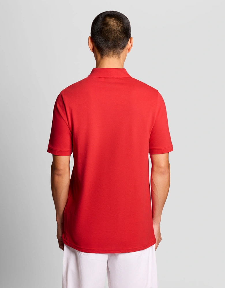 Placket Tipped Polo Shirt