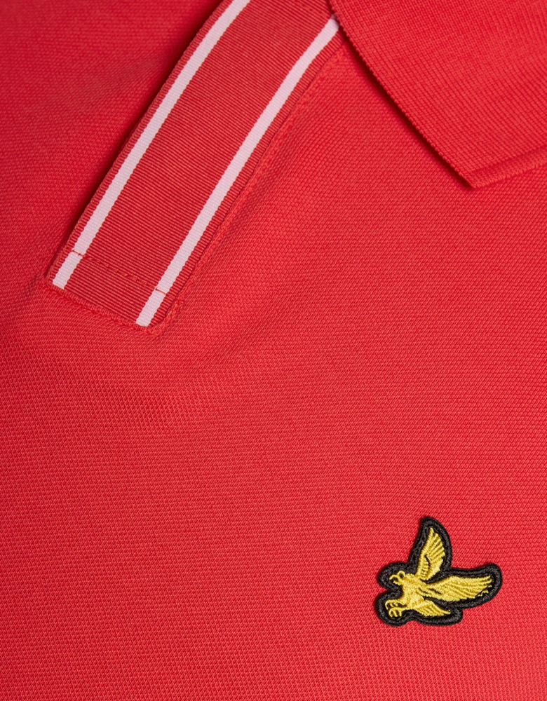 Placket Tipped Polo Shirt