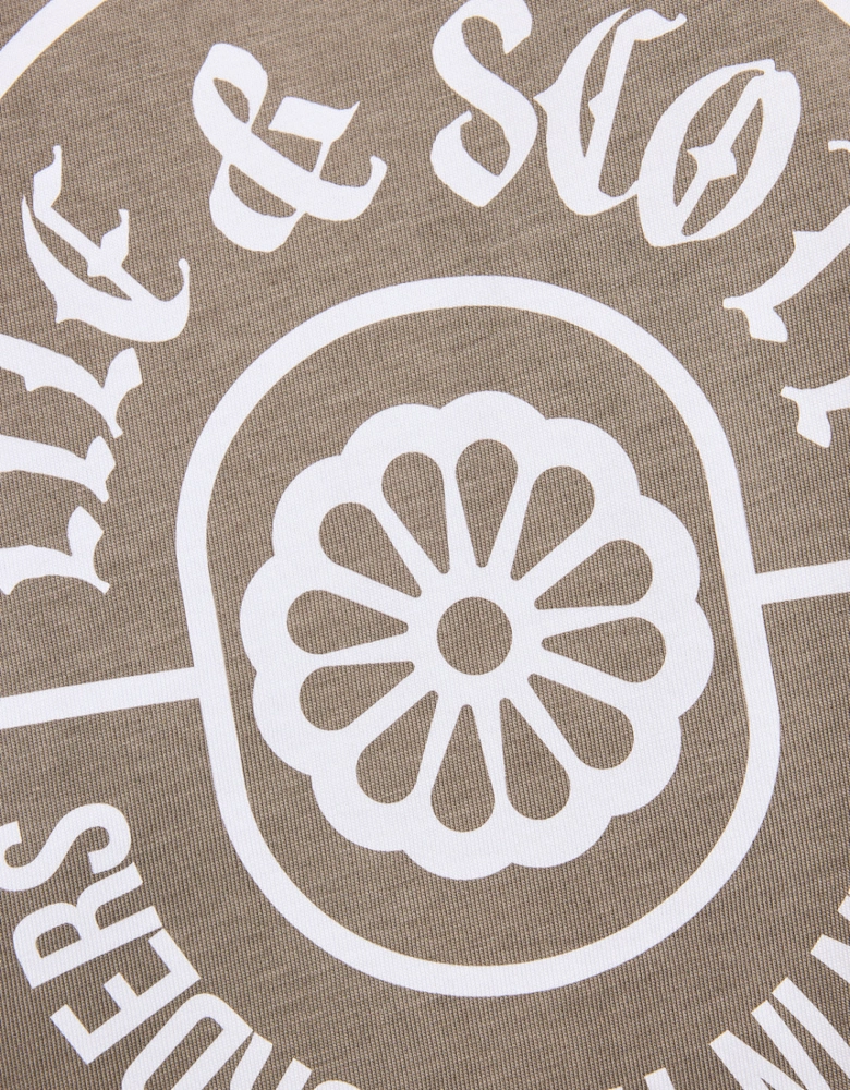 Graphic Badge Cotton T-Shirt