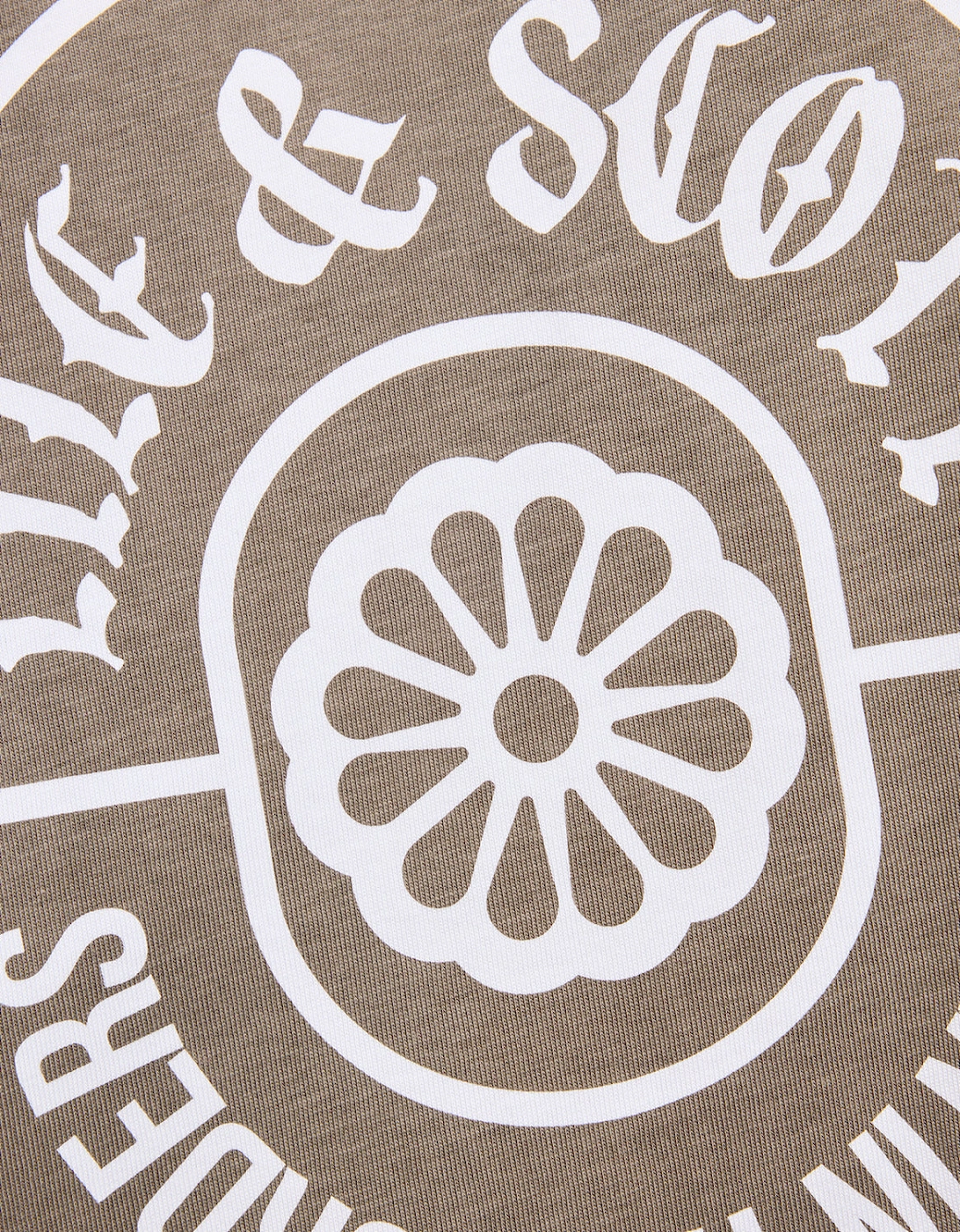 Graphic Badge Cotton T-Shirt