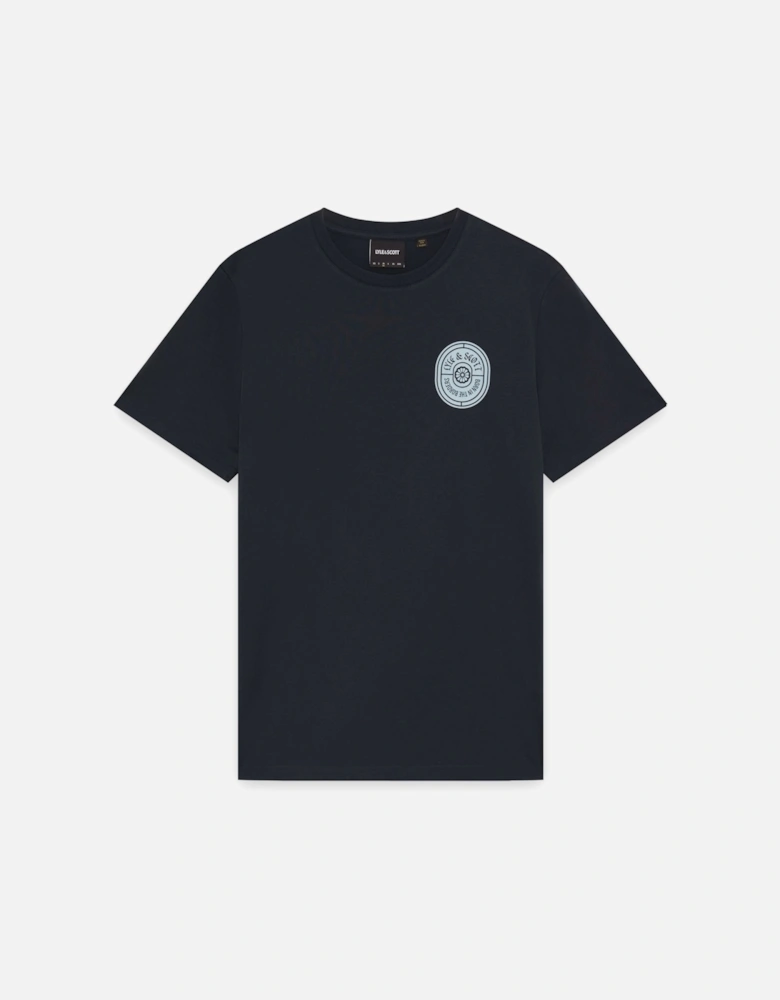 Graphic Badge Cotton T-Shirt