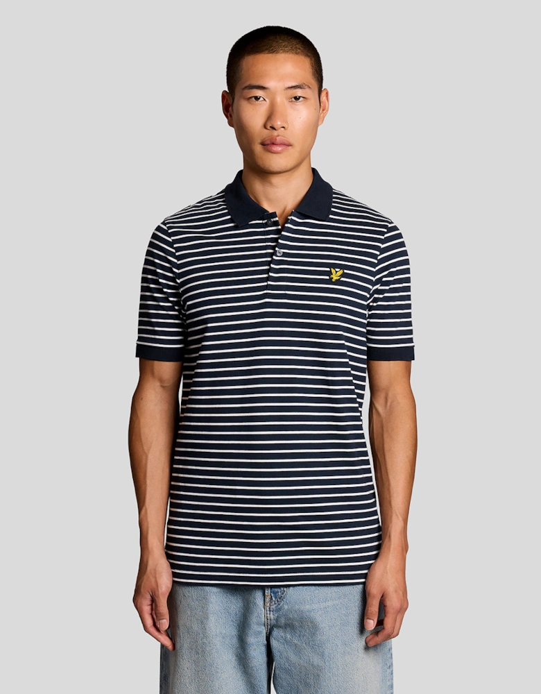 Tartan Collar Polo Shirt