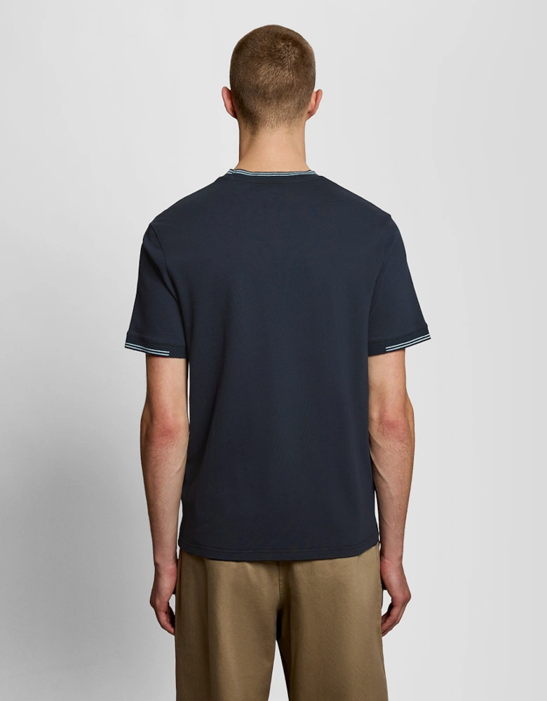Fine Cotton Tipped T-Shirt
