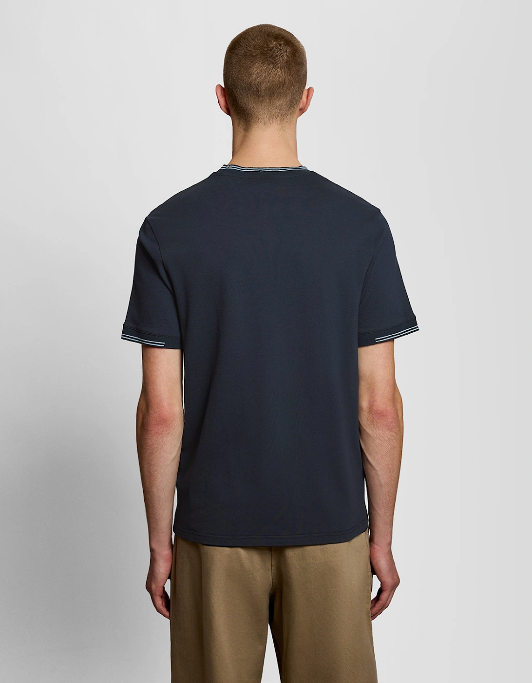 Fine Cotton Tipped T-Shirt