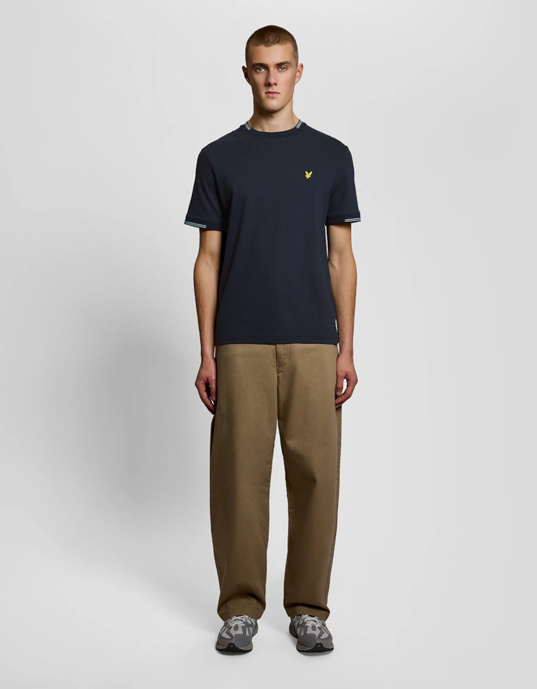 Fine Cotton Tipped T-Shirt