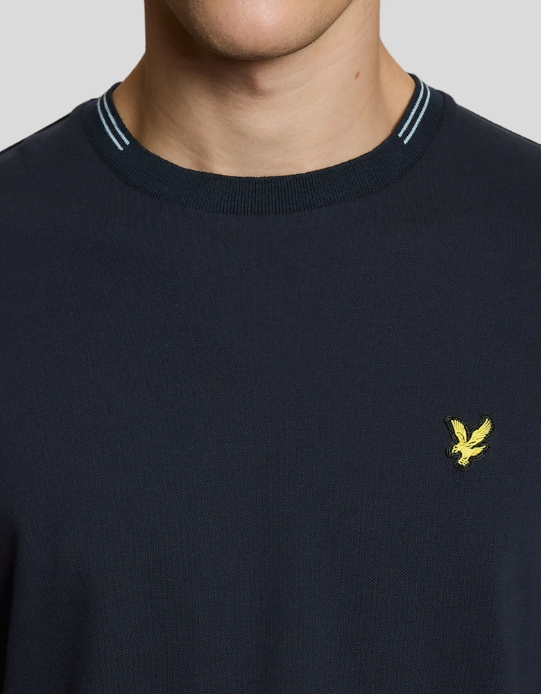 Fine Cotton Tipped T-Shirt