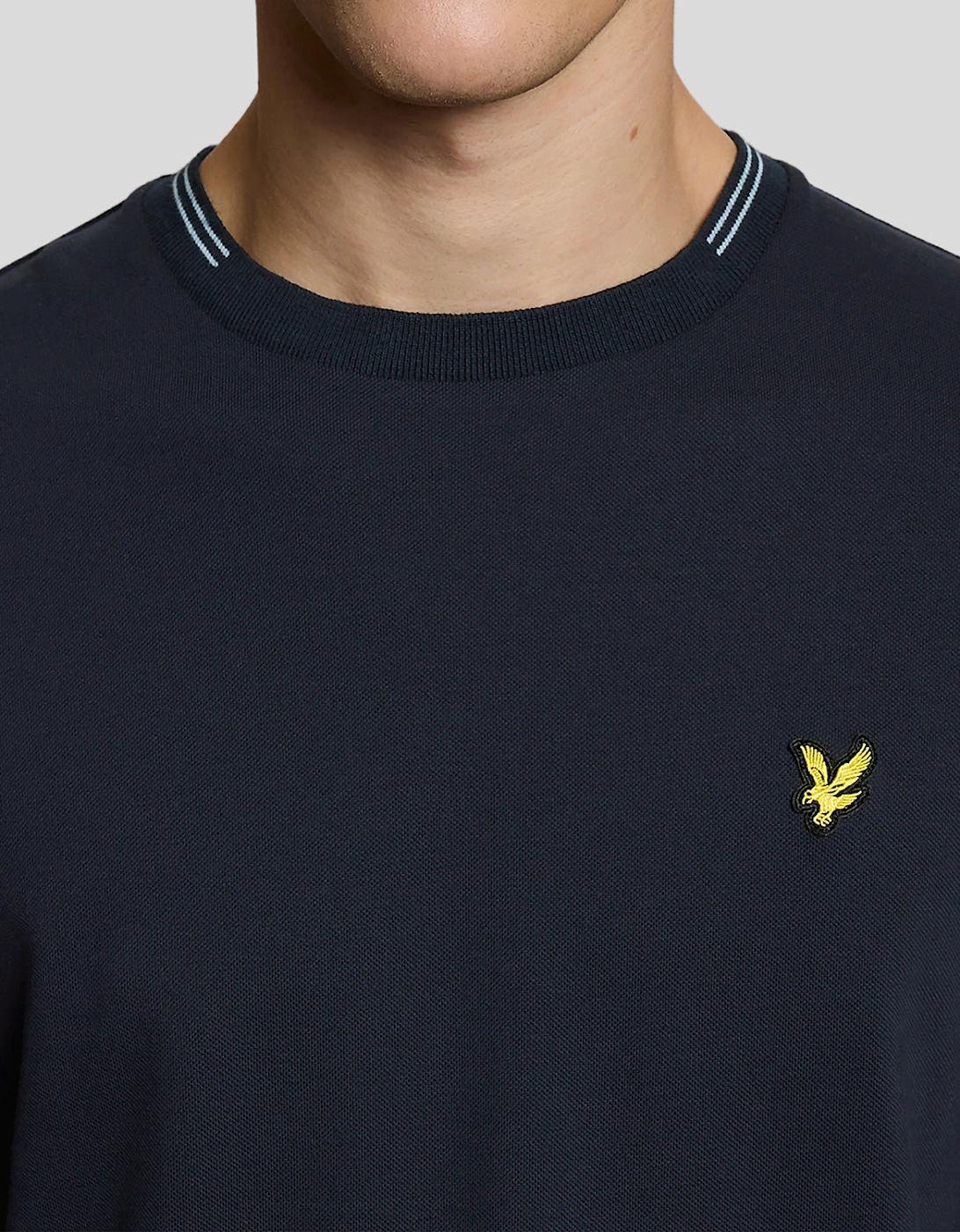 Fine Cotton Tipped T-Shirt