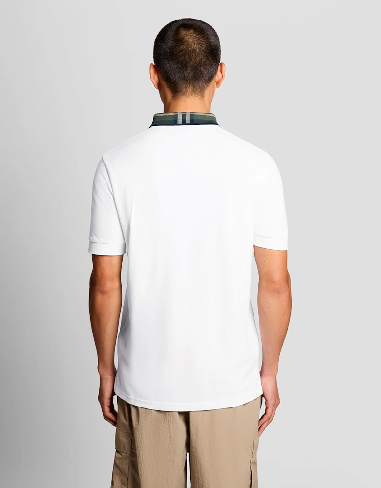 Tartan Collar Polo Shirt