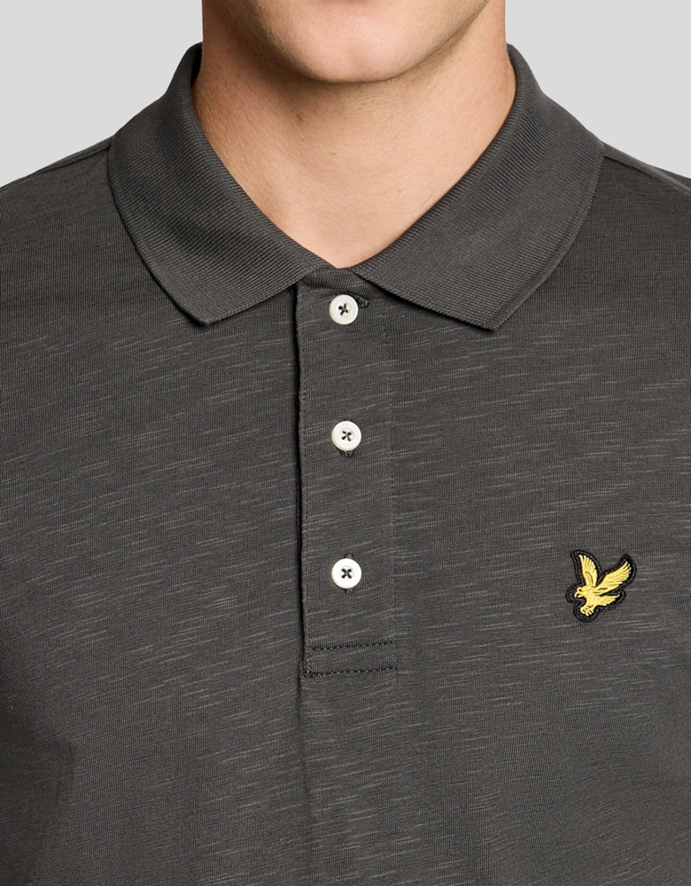 Fine Cotton Slub Polo Shirt