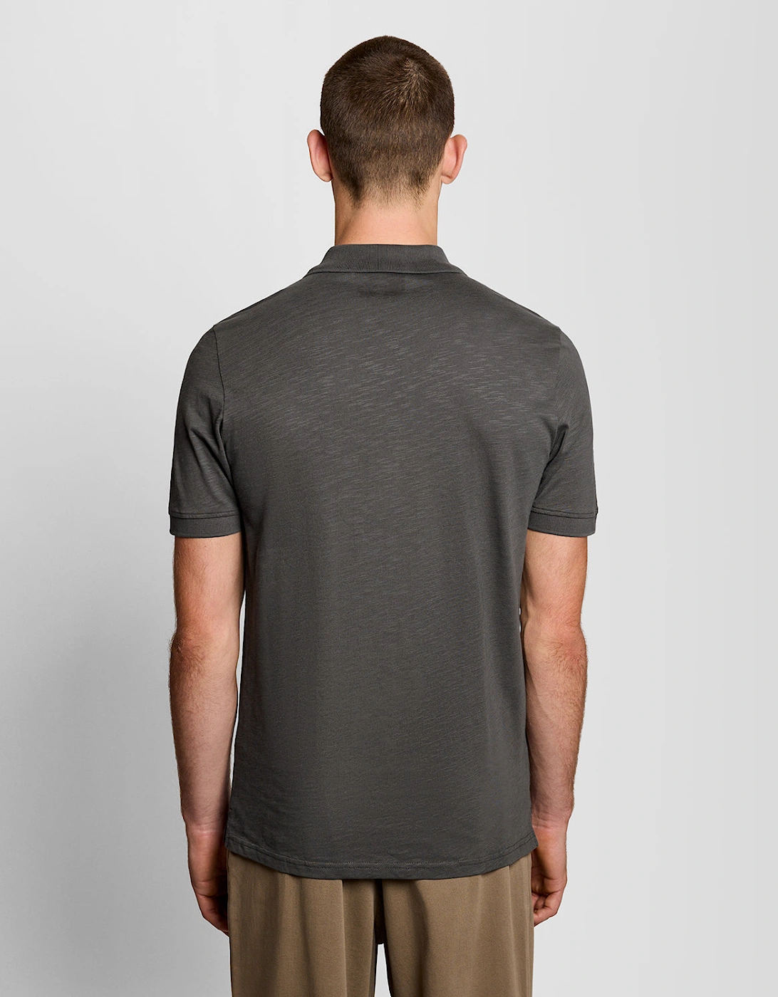 Fine Cotton Slub Polo Shirt