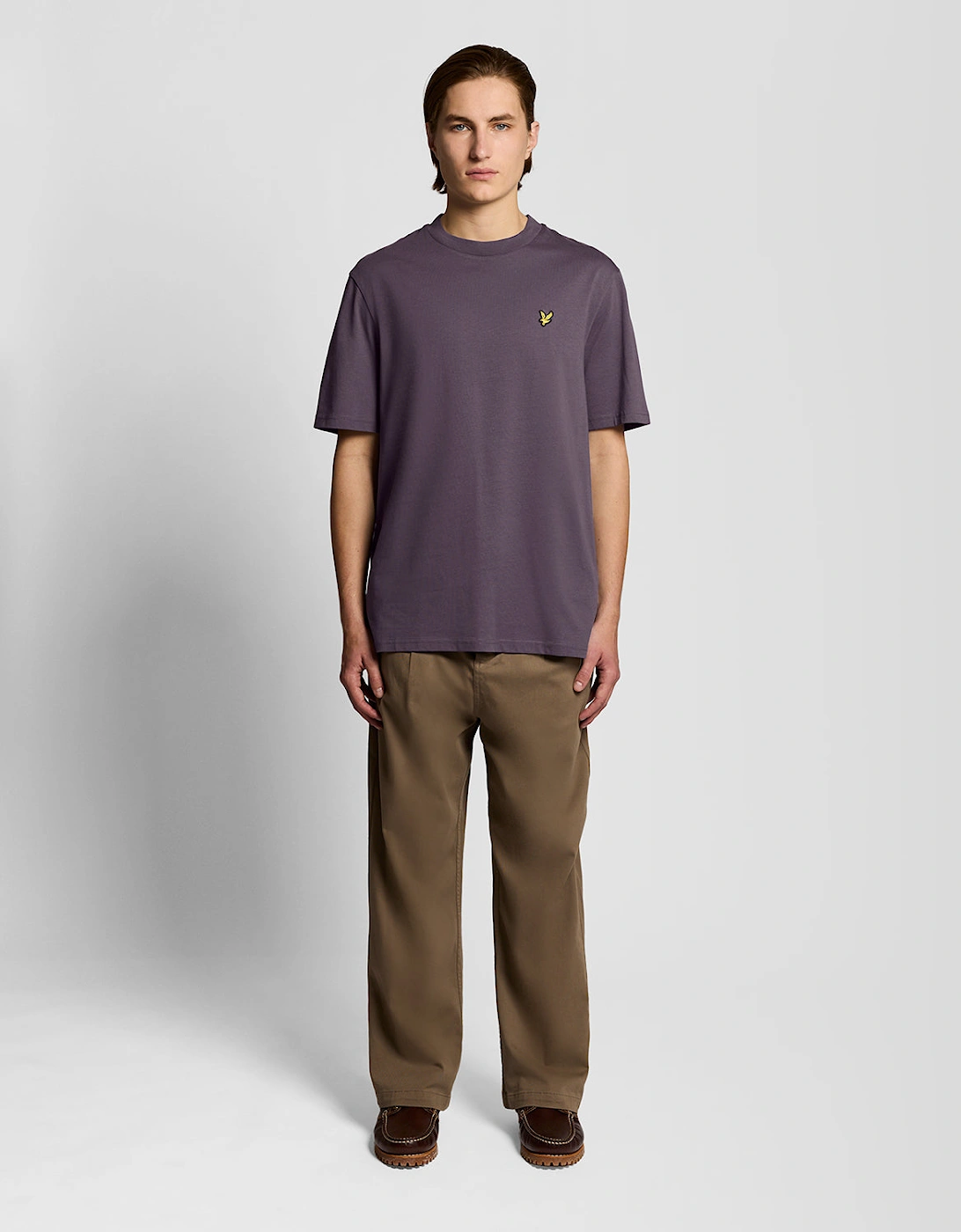 Oversized Cotton Crew Neck T-Shirt