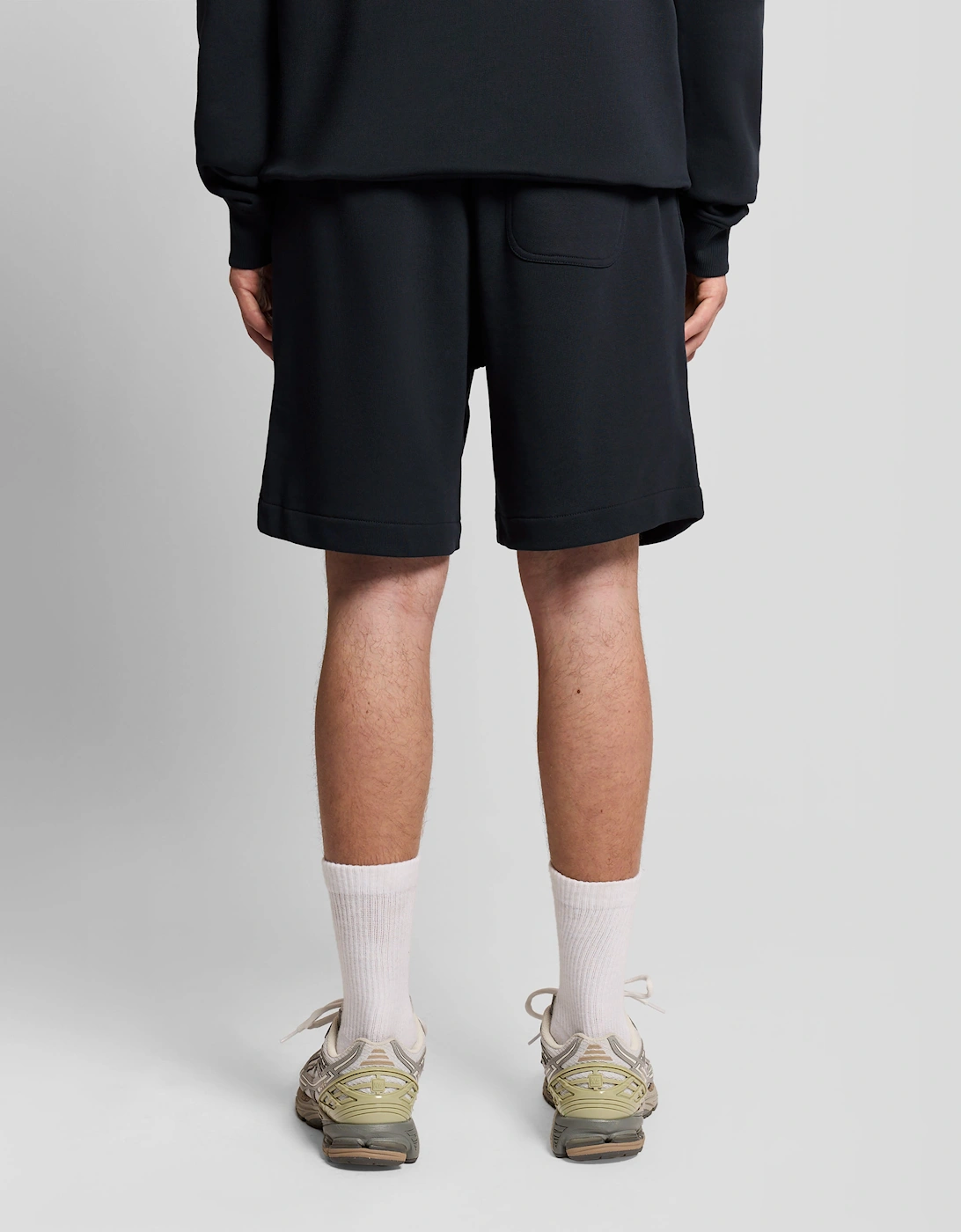 Graphic Badge Cotton Sweat Shorts
