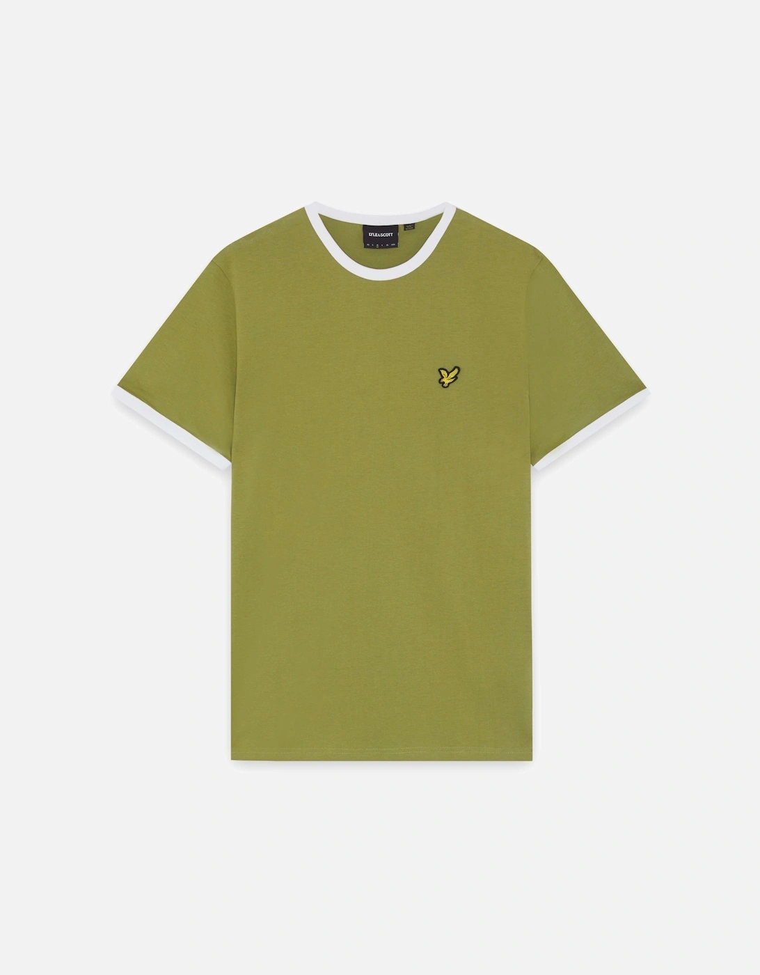Ringer Cotton Crew Neck T-Shirt