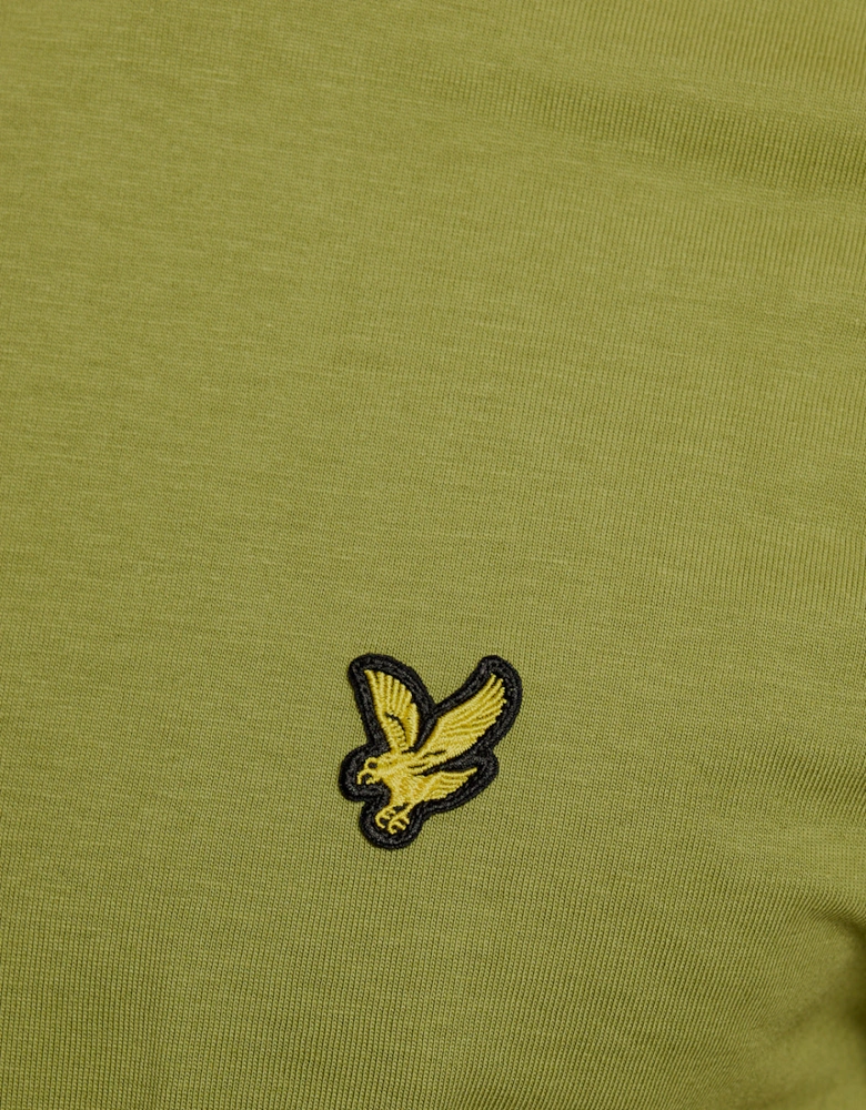 Ringer Cotton Crew Neck T-Shirt