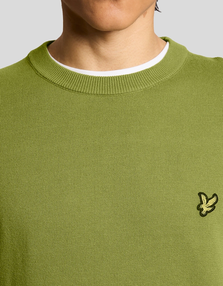 Cotton Crew Neck Jumper