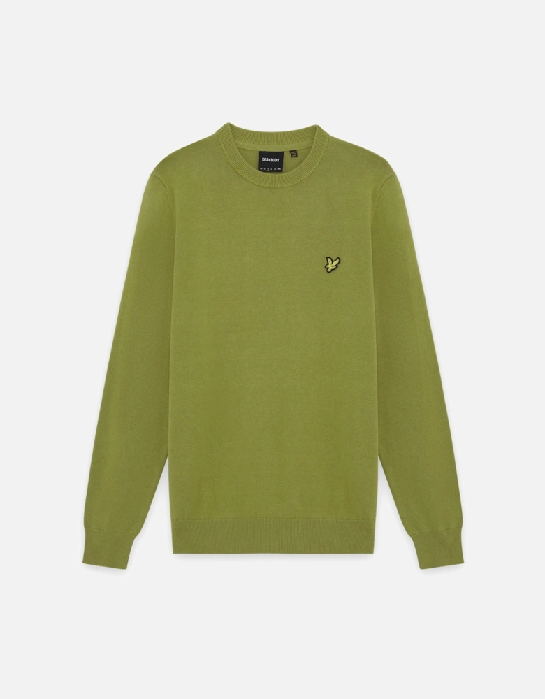 Cotton Crew Neck Jumper