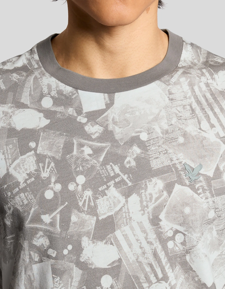 Industrial Graphic Print T-Shirt